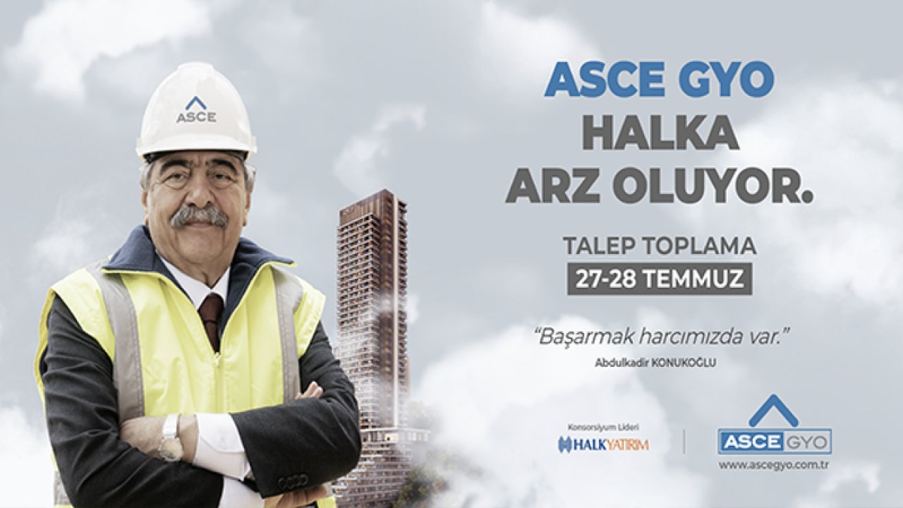 ASCE GYO halka arz talep sonuçları belli oldu. Halka arz büyüklüğü 2,079 milyar TL olarak gerçekleşti