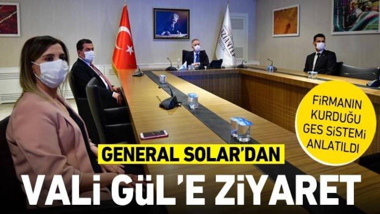 General Solar'dan Vali Gül'e ziyaret