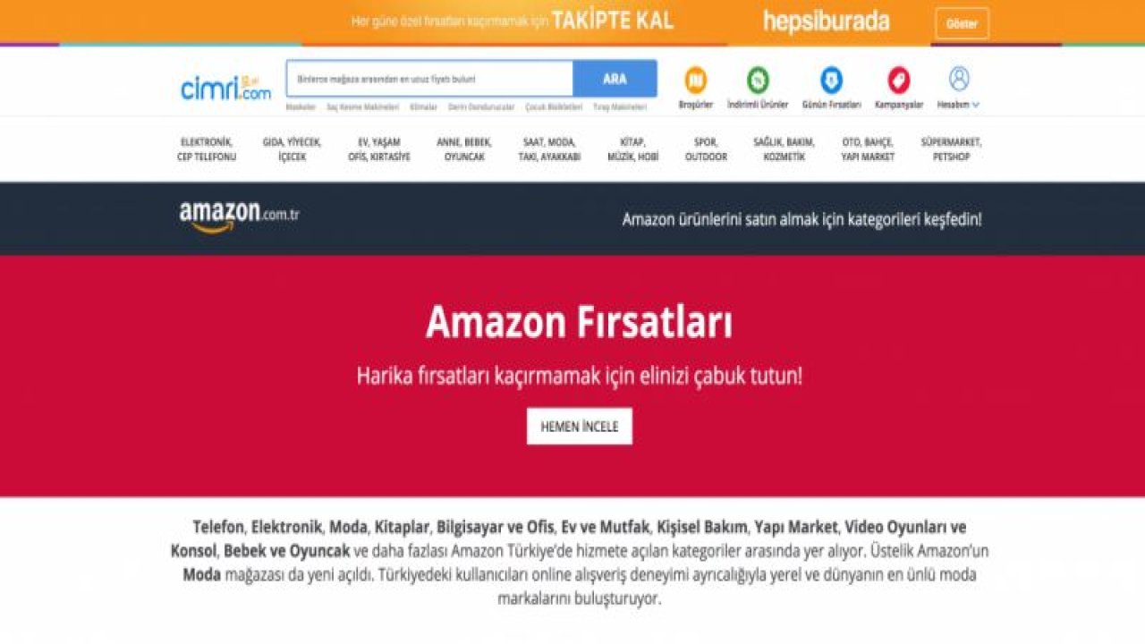 İhtiyacınız Olan Her Eşya Amazon Türkiye'de!