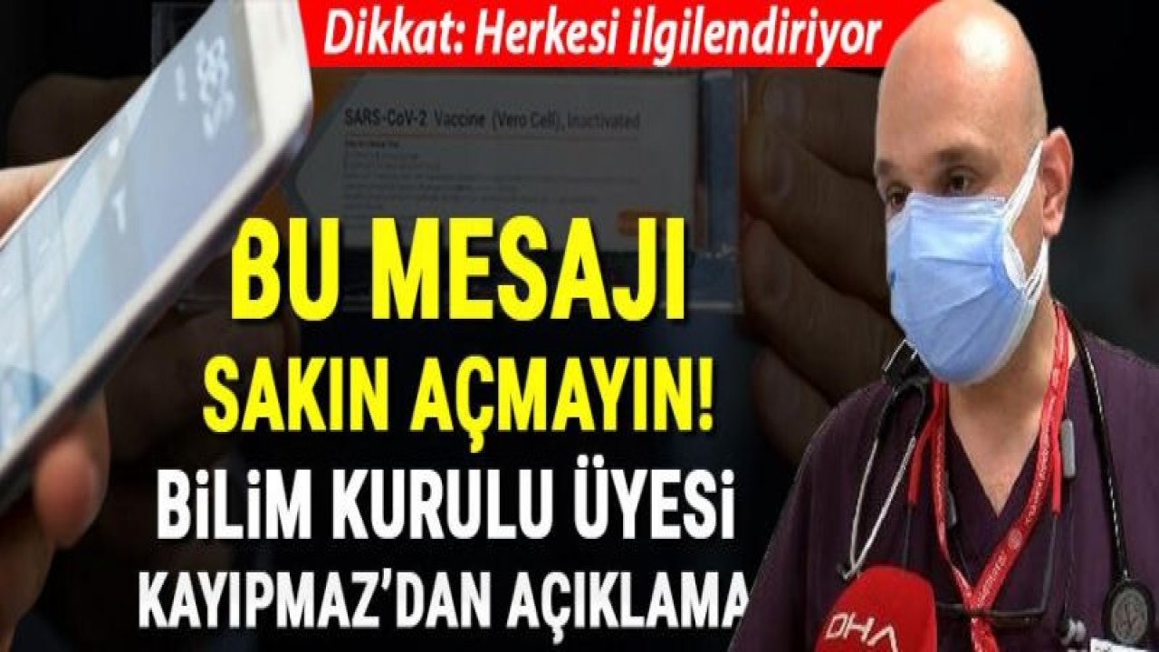 Dikkat: Herkesi ilgilendiriyor! Dolandırıcıların yeni taktiği koronavirüs aşısı...