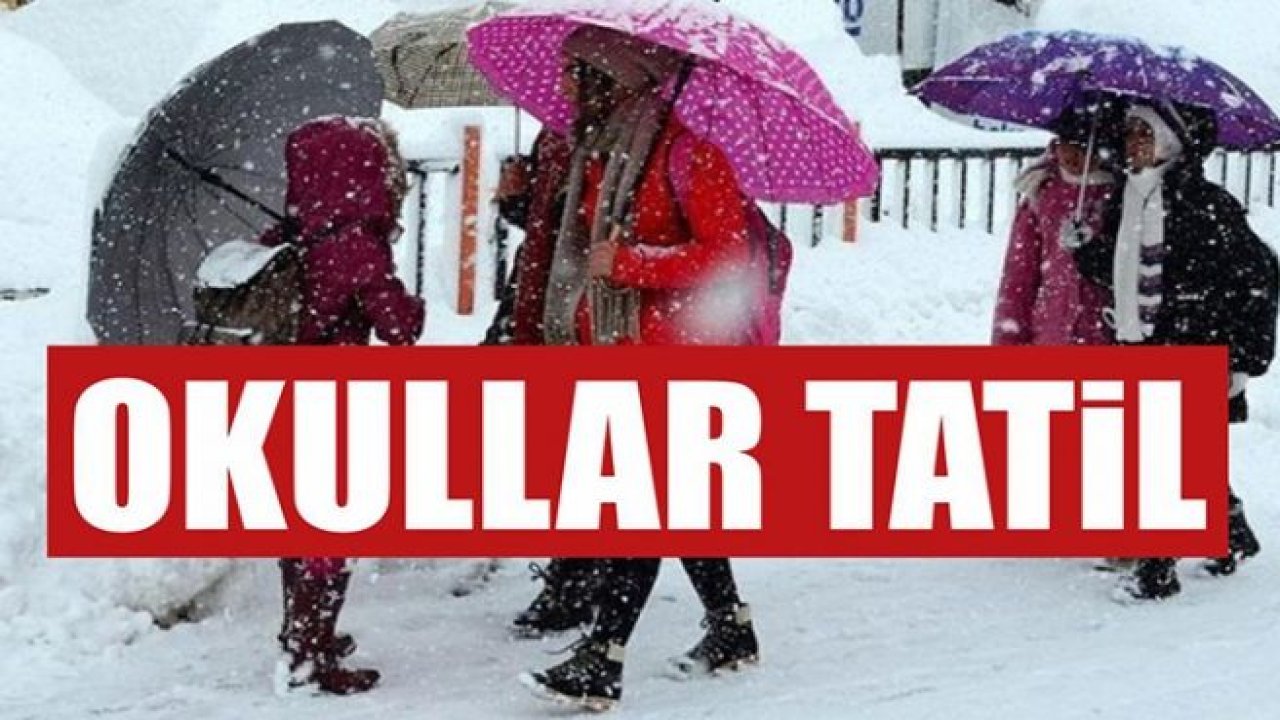 Gaziantep'te Okullar Tatil..!