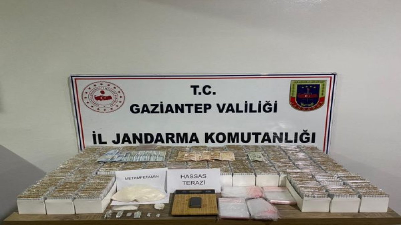 Gaziantep'te uyuşturucu operasyonu: 4 gözaltı