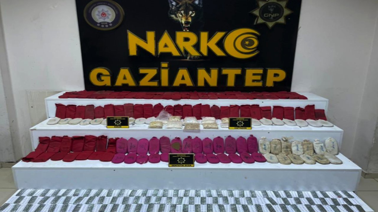 Gaziantep'te Zehir tacirlerine büyük darbe! 3 kişi yakalandı