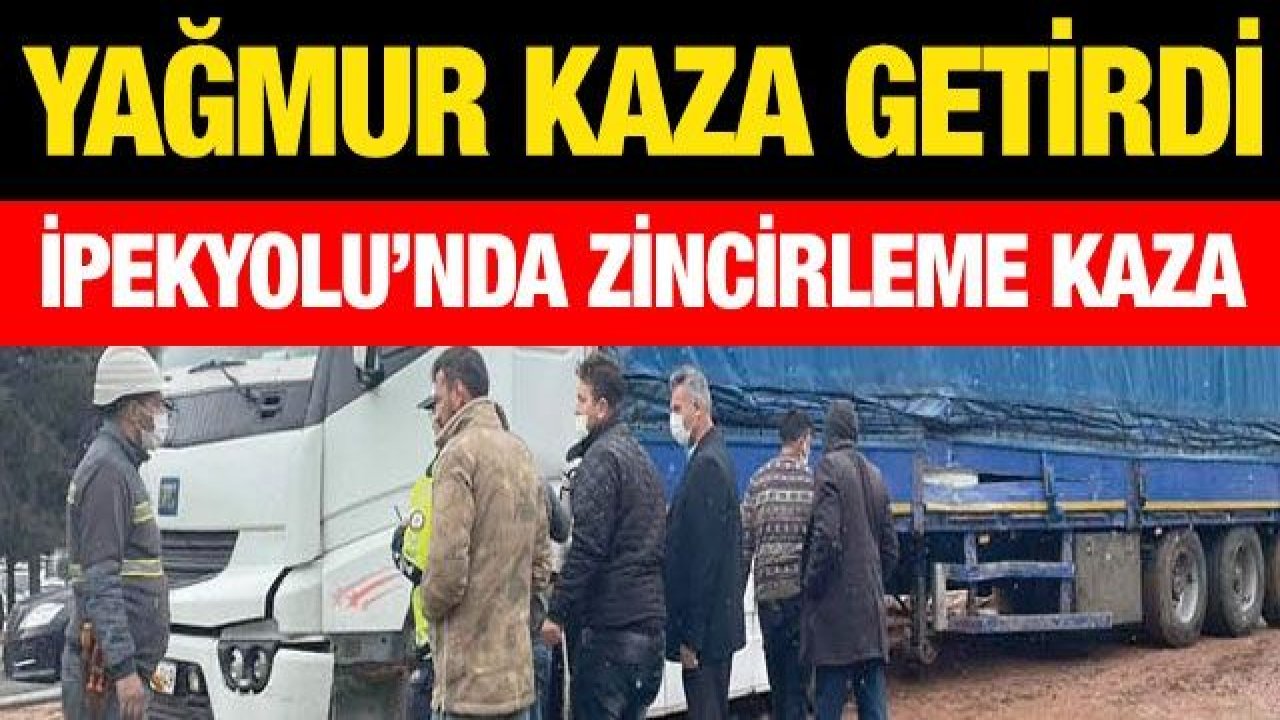 İpekyolu’nda zincirleme kaza