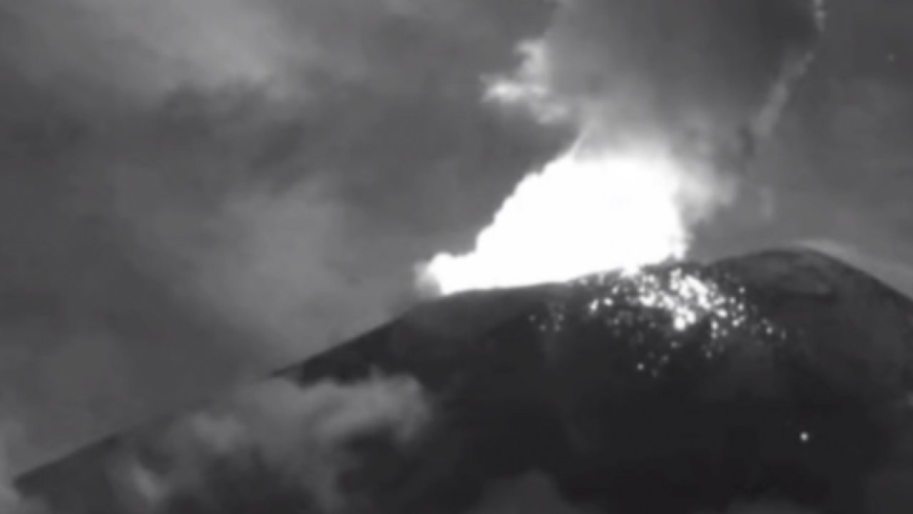 Popocatepetl Yanardağı’nda 3 yeni patlama