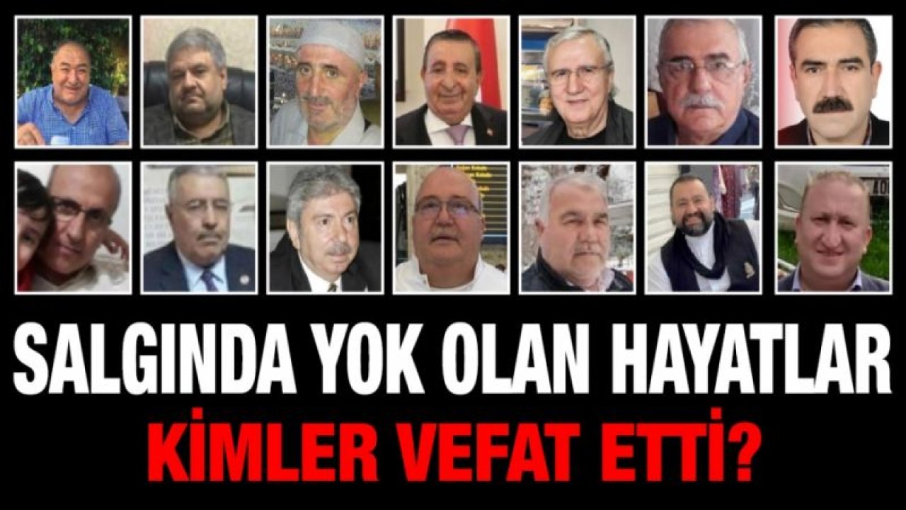 Salgında yok olan hayatlar