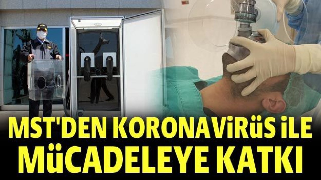 MST'den koronavirüs ile mücadeleye katkı