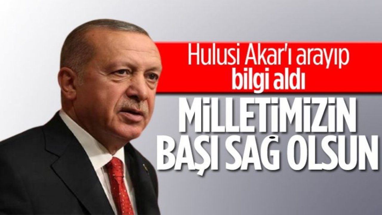 Cumhurbaşkanı Erdoğan'dan helikopter kazası için başsağlığı mesajı