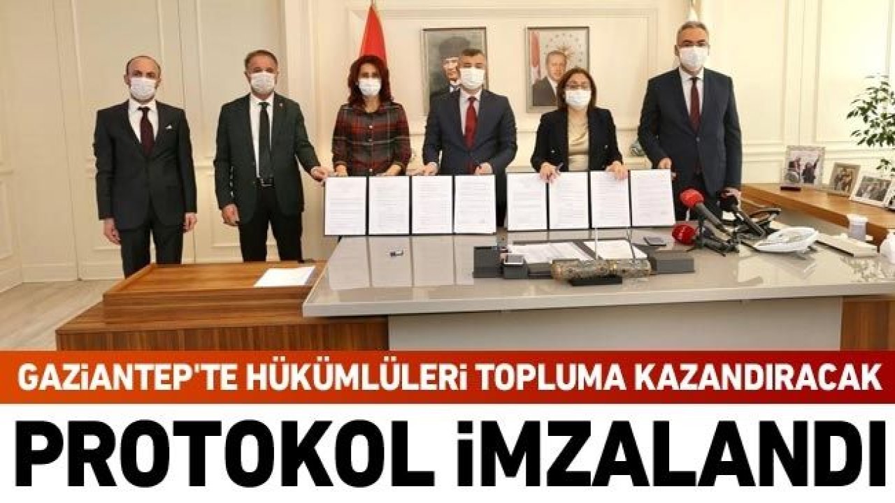 BÜYÜKŞEHİR’DEN HÜKÜMLÜLERİ TOPLUMA KAZANDIRACAK PROTOKOL!