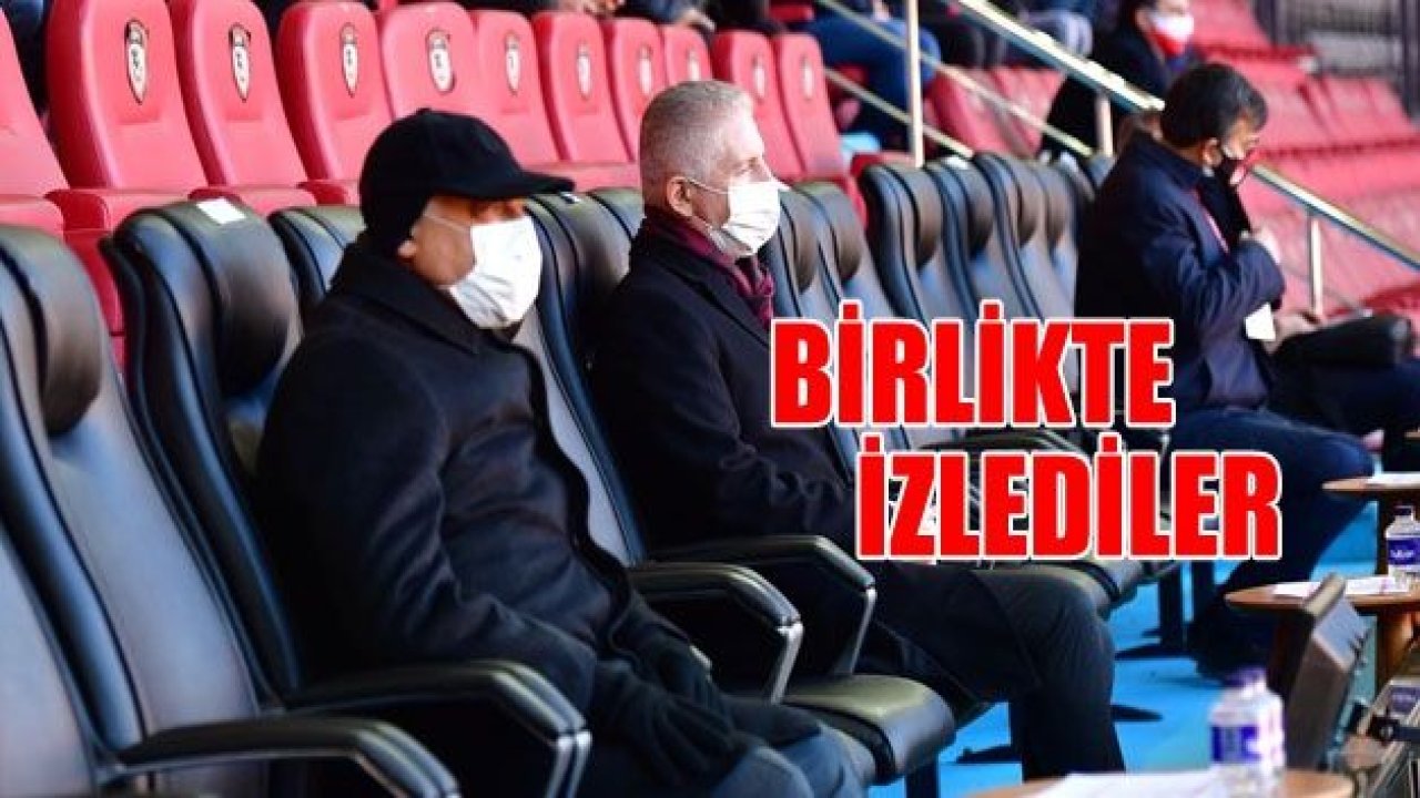 Vali Gül ve  Büyükekşi birlikte izledi