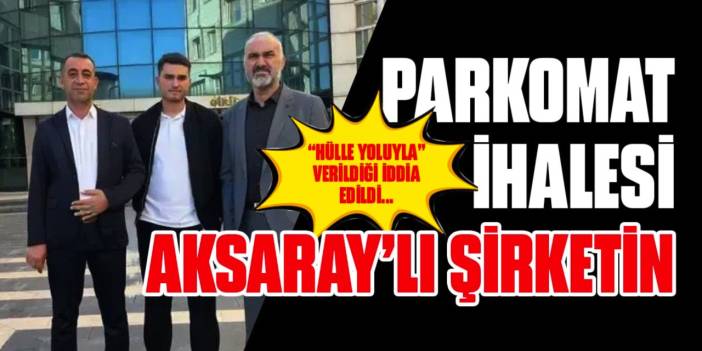 FLAŞ... FLAŞ.. Gaziantep'te PARKOMAT İHALESİ Rezaleti! YİNE İHALE OYUNLARI!..